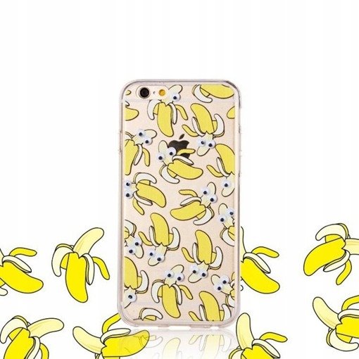 Obudowa Etui Case Silikon iPhone 7 PLUS Banany